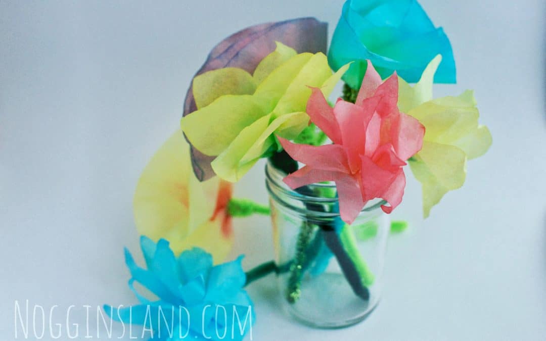 Coffee Filter Flowers Spring Craft for Kids